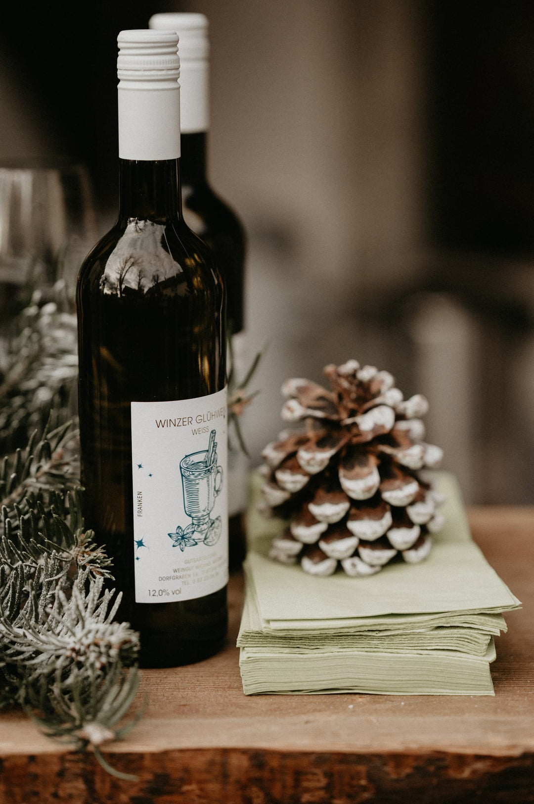 Weißer Glühwein vom Weingut Melber